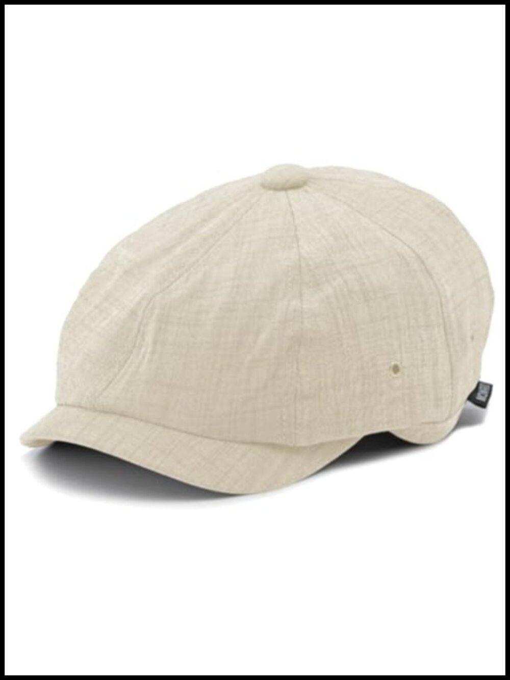 8-Panel Newsboy Cap Cotton Vintage Baker Boy Hat Unisex Flat Top Outdoor